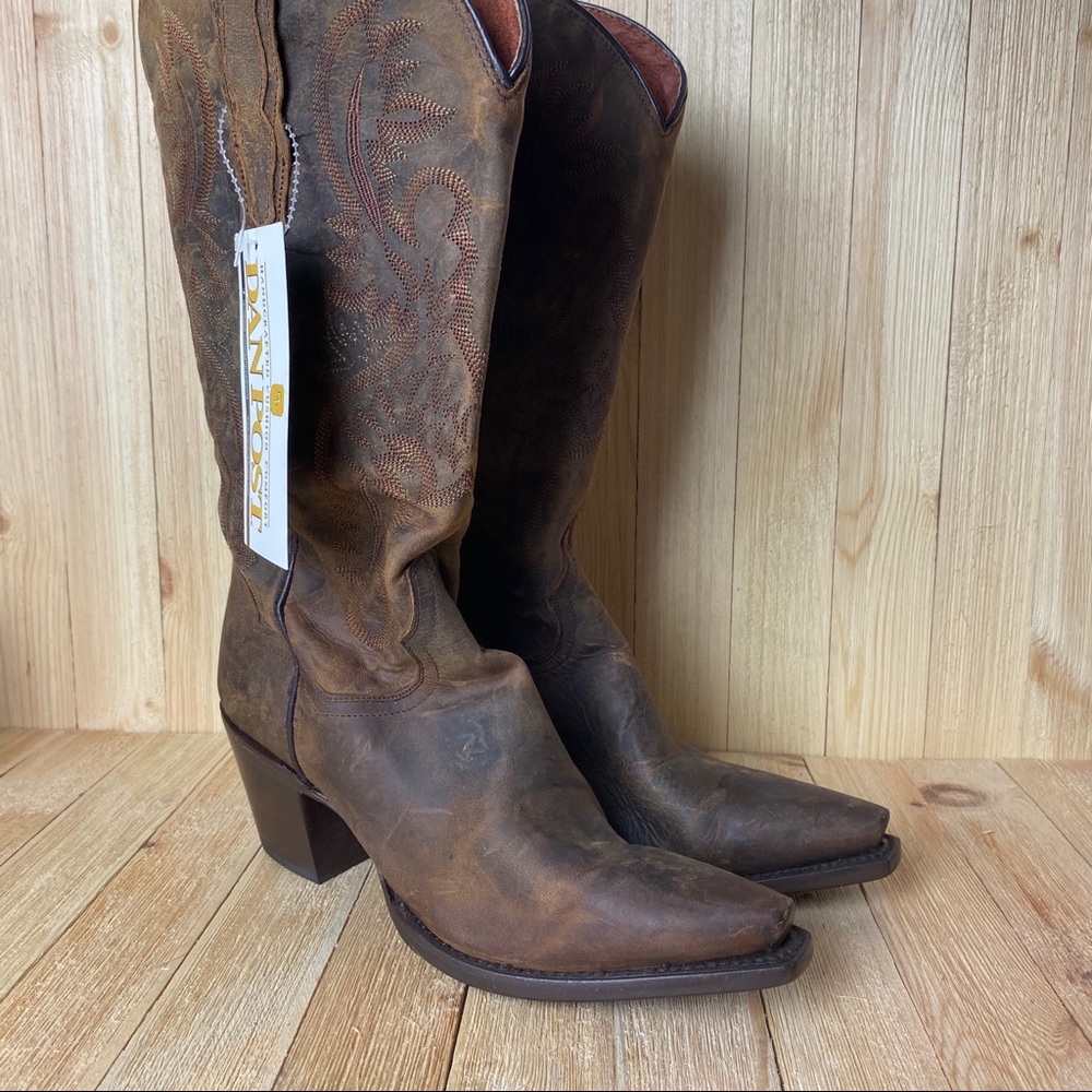 Dan Post Cowgirl Boots western distressed 7.5